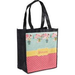 Easter Birdhouses Grocery Bag (Personalized)