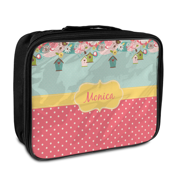 Custom Easter Birdhouses Insulated Lunch Bag (Personalized)