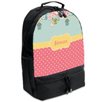 Easter Birdhouses Backpacks - Black (Personalized)