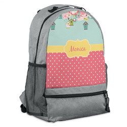 Easter Birdhouses Backpack (Personalized)