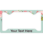 Easter Birdhouses License Plate Frame - Style C (Personalized)