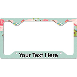 Easter Birdhouses License Plate Frame - Style C (Personalized)