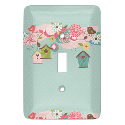 Easter Birdhouses Light Switch Cover