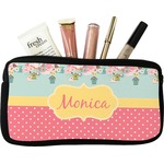 Easter Birdhouses Makeup / Cosmetic Bag (Personalized)