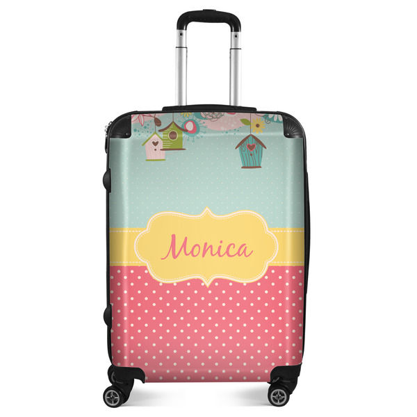 Custom Easter Birdhouses Suitcase - 24" Medium - Checked (Personalized)