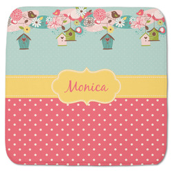 Easter Birdhouses Memory Foam Bath Mat - 48"x48" (Personalized)