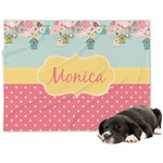 Easter Birdhouses Dog Blanket - Regular (Personalized)