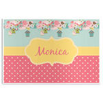 Easter Birdhouses Disposable Paper Placemats (Personalized)