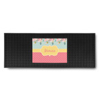 Easter Birdhouses Rubber Bar Mat (Personalized)