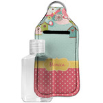 Easter Birdhouses Hand Sanitizer & Keychain Holder - Large (Personalized)