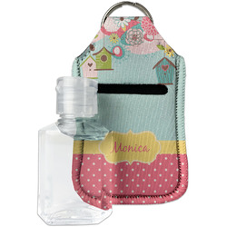 Easter Birdhouses Hand Sanitizer & Keychain Holder (Personalized)