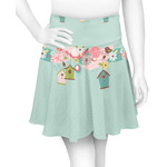 Easter Birdhouses Skater Skirt - Medium