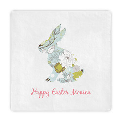 Easter Birdhouses Decorative Paper Napkins (Personalized)