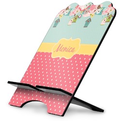 Easter Birdhouses Stylized Tablet Stand (Personalized)