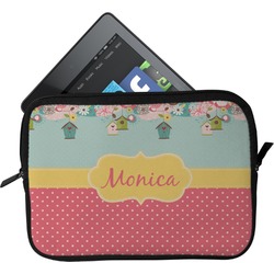 Easter Birdhouses Tablet Case / Sleeve - Small (Personalized)