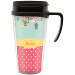 Easter Birdhouses Acrylic Travel Mug with Handle (Personalized)