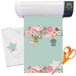 Easter Birdhouses Heat Transfer Vinyl Sheet (12"x18")