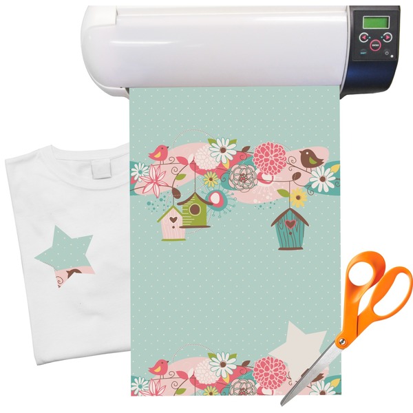 Custom Easter Birdhouses Heat Transfer Vinyl Sheet (12"x18")