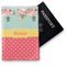 Easter Birdhouses Vinyl Passport Holder - Front