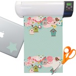 Easter Birdhouses Sticker Vinyl Sheet (Permanent)