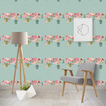 Easter Birdhouses Wallpaper & Surface Covering (Water Activated - Removable)