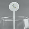 Easter Birdhouses White Plastic 5.5" Stir Stick - Round - Main