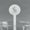 Easter Birdhouses White Plastic 7" Stir Stick - Round - Main