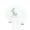 Easter Birdhouses White Plastic 7" Stir Stick - Single Sided - Round - Front & Back