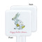 Easter Birdhouses White Plastic Stir Stick - Single Sided - Square - Approval