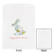 Easter Birdhouses White Treat Bag - Front & Back View