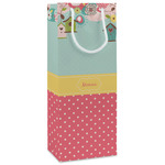 Easter Birdhouses Wine Gift Bags - Gloss (Personalized)