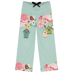 Easter Birdhouses Womens Pajama Pants