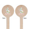 Easter Birdhouses Wooden 7.5" Stir Stick - Round - Double Sided - Front & Back