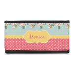 Easter Birdhouses Leatherette Ladies Wallet (Personalized)