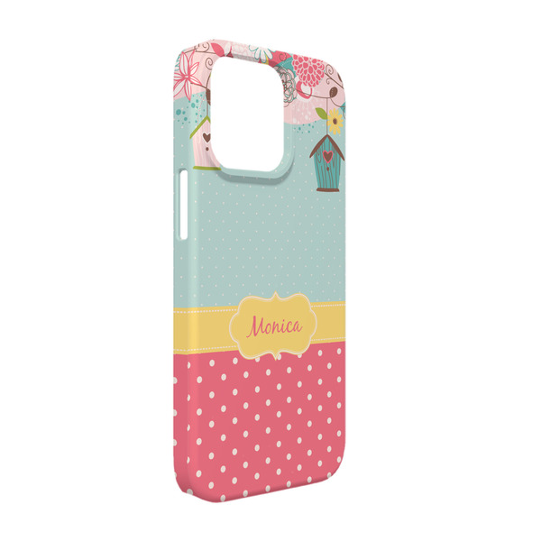 Custom Easter Birdhouses iPhone Case - Plastic - iPhone 13 Pro (Personalized)