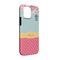 Easter Birdhouses iPhone 13 Tough Case - Angle