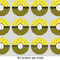 Buzzing Bee 1" Multipurpose Round Labels - Sheet