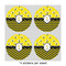 Buzzing Bee 4" Multipurpose Round Labels - Sheet