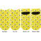 Buzzing Bee Adult Ankle Socks - Double Pair - Front and Back - Apvl