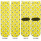 Buzzing Bee Adult Crew Socks - Double Pair - Front and Back - Apvl