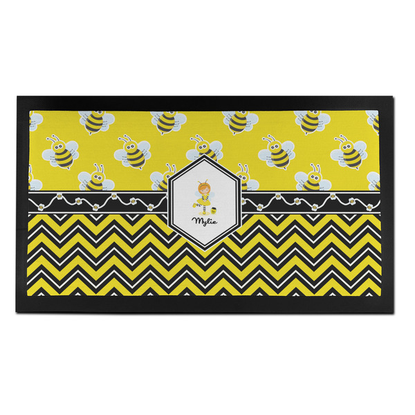 Custom Buzzing Bee Bar Mat - Small (Personalized)