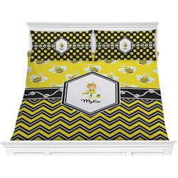 Buzzing Bee Comforter Set - King (Personalized)