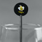 Buzzing Bee Black Plastic 5.5" Stir Stick - Round - Main