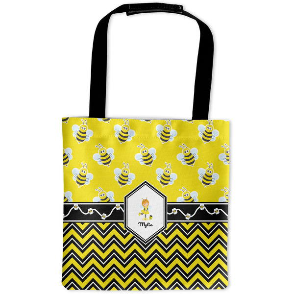 Custom Buzzing Bee Auto Back Seat Organizer Bag (Personalized)