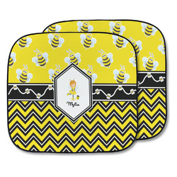 Buzzing Bee Car Sun Shade - Two Piece (Personalized)