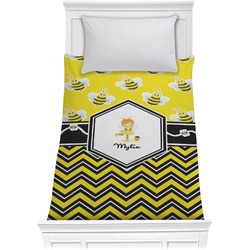 Buzzing Bee Comforter - Twin XL (Personalized)