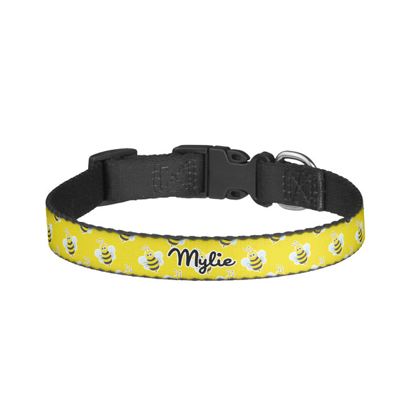 Custom Buzzing Bee Dog Collar - Small (Personalized)