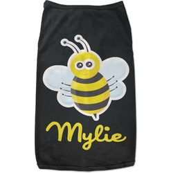 Buzzing Bee Black Pet Shirt - L (Personalized)