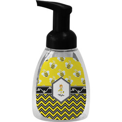 Buzzing Bee Foam Soap Bottle - Black (Personalized)