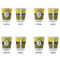 Buzzing Bee Glass Shot Glass - Standard - Set of 4 - APPROVAL